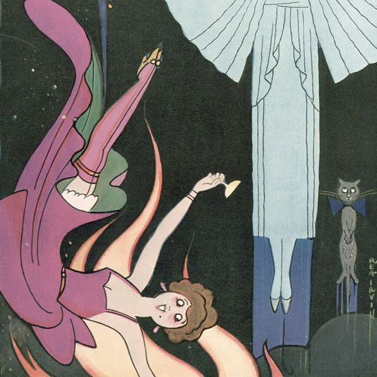 Rea Irvin The New Yorker 1930_03_29 Copyright crop | Best of Vintage Cover Art 1900-1970