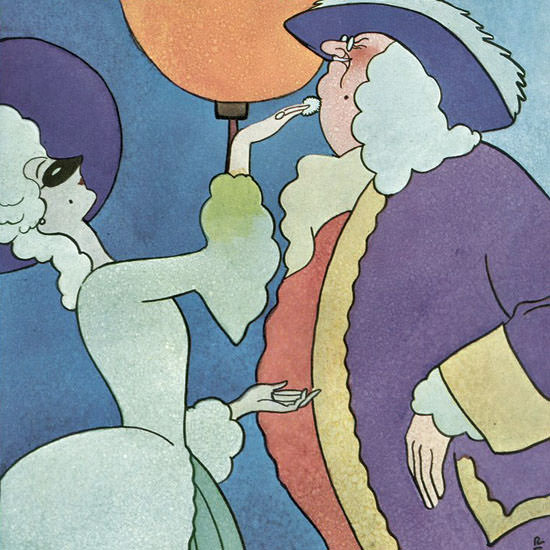 Rea Irvin The New Yorker 1932_01_23 Copyright crop | Best of Vintage Cover Art 1900-1970