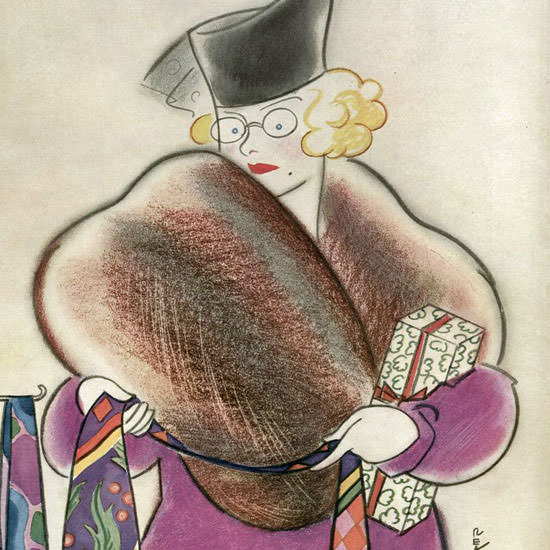 Rea Irvin The New Yorker 1933_12_16 Copyright crop | Best of 1930s Ad and Cover Art