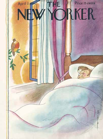 Rea Irvin The New Yorker 1934_04_07 Copyright | The New Yorker Graphic Art Covers 1925-1945