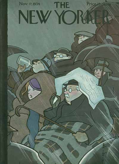 Rea Irvin The New Yorker 1934_11_17 Copyright | The New Yorker Graphic Art Covers 1925-1945