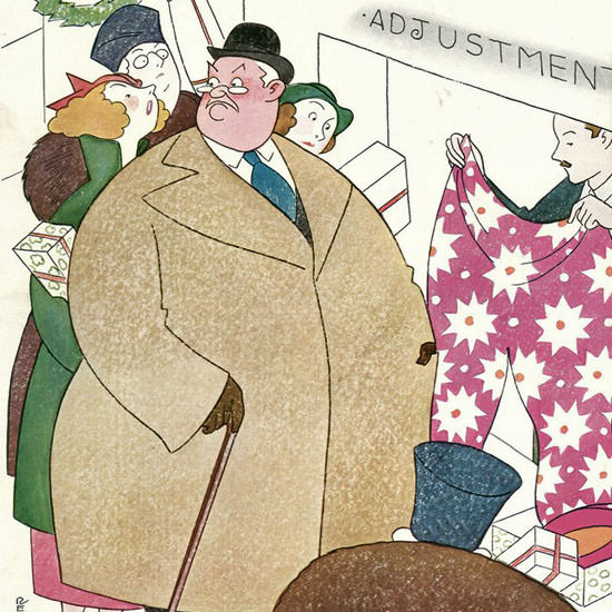 Rea Irvin The New Yorker 1935_01_05 Copyright crop | Best of 1930s Ad and Cover Art