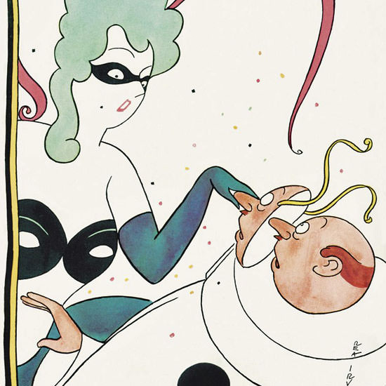 Rea Irvin The New Yorker 1937_04_17 Copyright crop | Best of Vintage Cover Art 1900-1970