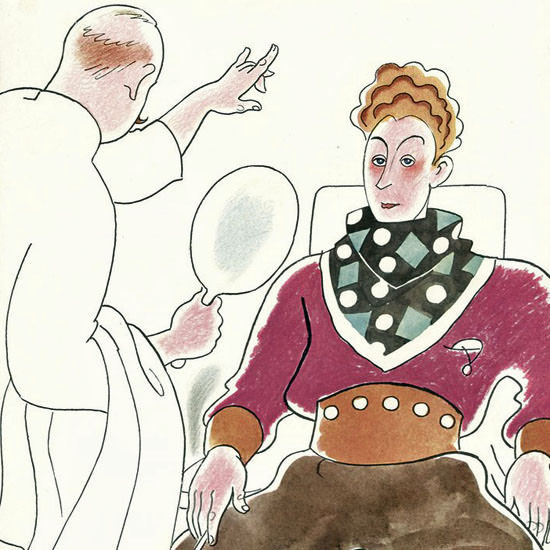 Rea Irvin The New Yorker 1938_10_15 Copyright crop | Best of Vintage Cover Art 1900-1970