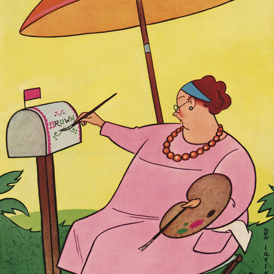 Rea Irvin The New Yorker 1939_07_22 Copyright crop | Best of 1930s Ad and Cover Art