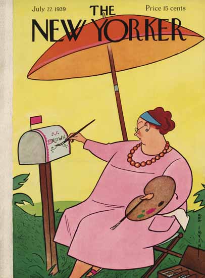 Rea Irvin The New Yorker 1939_07_22 Copyright | The New Yorker Graphic Art Covers 1925-1945