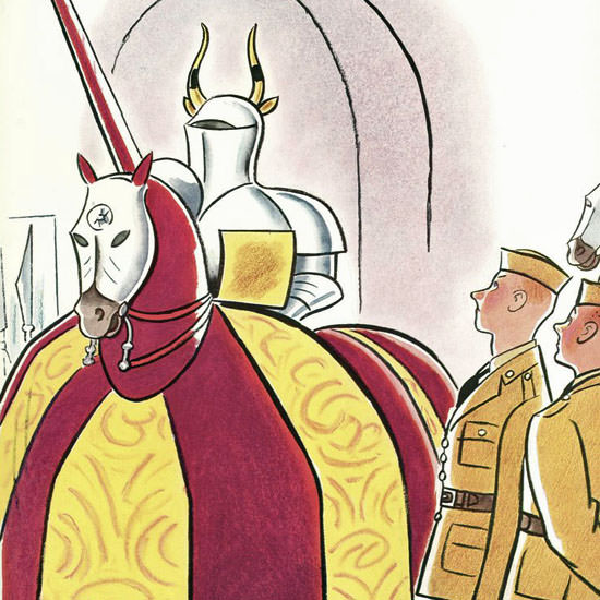 Rea Irvin The New Yorker 1941_06_21 Copyright crop | Best of 1940s Ad and Cover Art