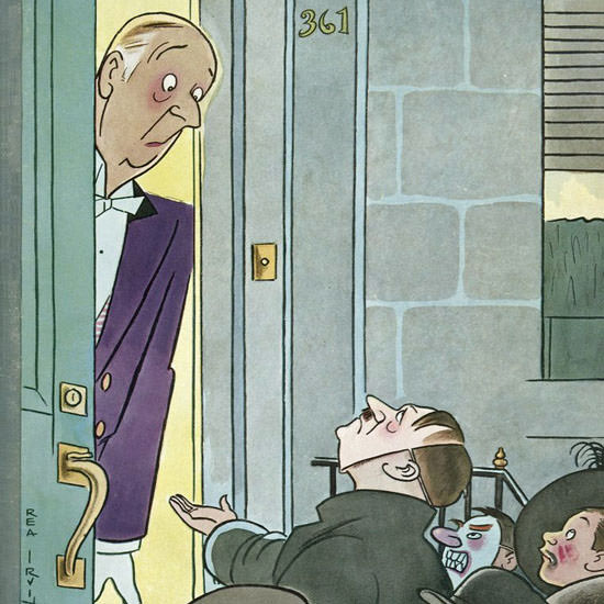 Rea Irvin The New Yorker 1941_11_22 Copyright crop | Best of 1940s Ad and Cover Art