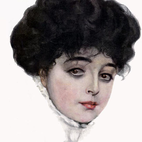 Reflections of Bachelor Life Humor Magazine 1910-04-28 Copyright crop | Best of Vintage Cover Art 1900-1970