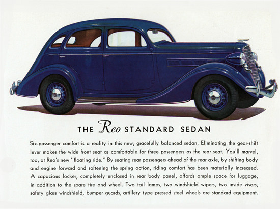 Reo Standard Sedan 1935 Floating Ride | Vintage Cars 1891-1970