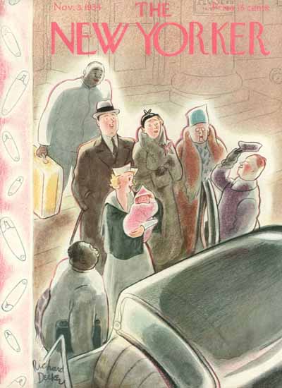 Richard Decker The New Yorker 1934_11_03 Copyright | The New Yorker Graphic Art Covers 1925-1945