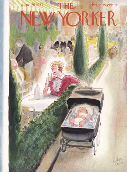 Richard Decker The New Yorker 1937_06_26 Copyright | The New Yorker Graphic Art Covers 1925-1945