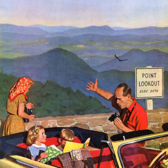 Richard Sargent Saturday Evening Post Look 1953_07_18 Copyright crop | Best of Vintage Cover Art 1900-1970