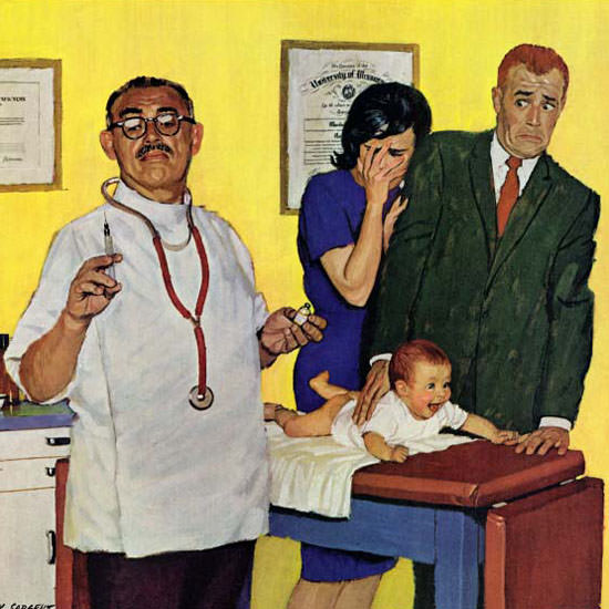 Richard Sargent Saturday Evening Post Shot 1962_03_03 Copyright crop | Best of Vintage Cover Art 1900-1970