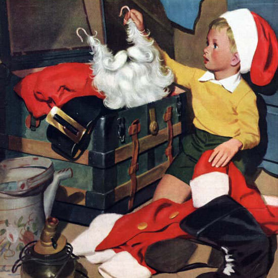 Richard Sargent Saturday Evening Post Truth 1951_12_15 Copyright crop | Best of 1950s Ad and Cover Art