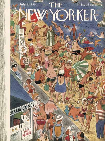 Richard Taylor The New Yorker 1939_07_08 Copyright | The New Yorker Graphic Art Covers 1925-1945
