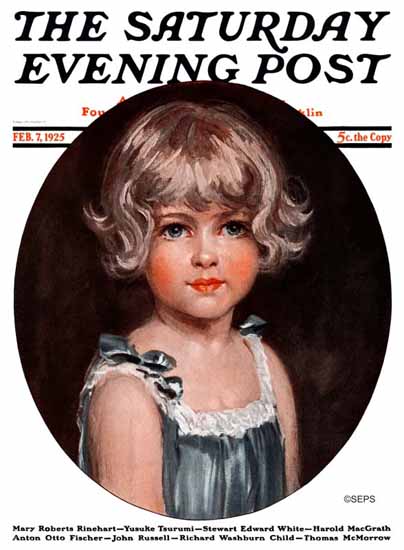 Roaring 1920s Arthur Garratt Artist Saturday Evening Post 1925_02_07 | Roaring 1920s Ad Art and Magazine Cover Art
