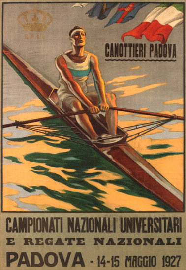 Roaring 1920s Campionati Nazionali Universitari Padova 1927 | Roaring 1920s Ad Art and Magazine Cover Art