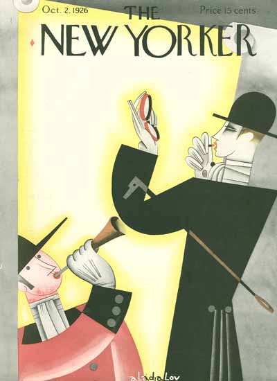 Roaring 1920s Constantin Alajalov The New Yorker 1926_10_02 Copyright | Roaring 1920s Ad Art and Magazine Cover Art