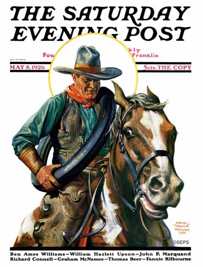 Roaring 1920s Edgar Franklin Wittmack Saturday Evening Post 1926_05_08 | Roaring 1920s Ad Art and Magazine Cover Art