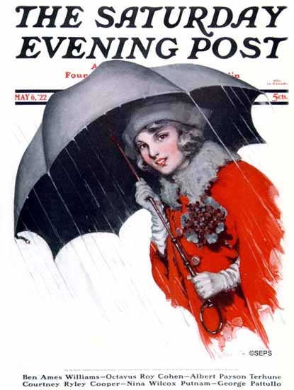 Roaring 1920s Ellen Pyle Cover Artist Saturday Evening Post 1922_05_06 | Roaring 1920s Ad Art and Magazine Cover Art