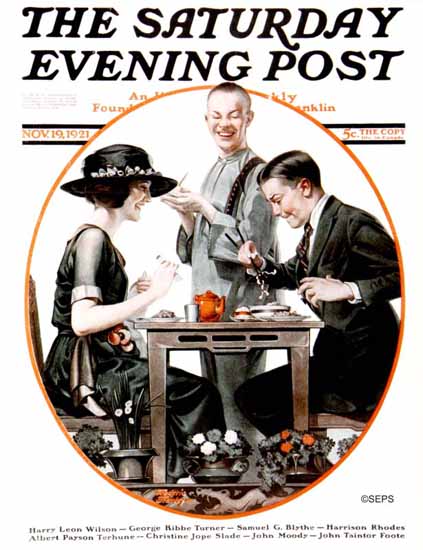 Roaring 1920s Frederic Stanley Saturday Evening Post Chinese 1921_11_19 | Roaring 1920s Ad Art and Magazine Cover Art