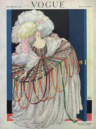 Roaring 1920s George Wolfe Plank Vogue Cover 1920-05-15 Copyright | Roaring 1920s Ad Art and Magazine Cover Art