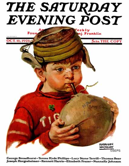 Roaring 1920s Harrison McCreary Saturday Evening Post 1926_10_16 | Roaring 1920s Ad Art and Magazine Cover Art