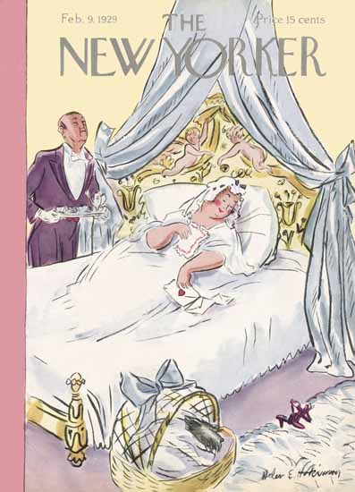 Roaring 1920s Helen E Hokinson The New Yorker 1929_02_09 Copyright | Roaring 1920s Ad Art and Magazine Cover Art