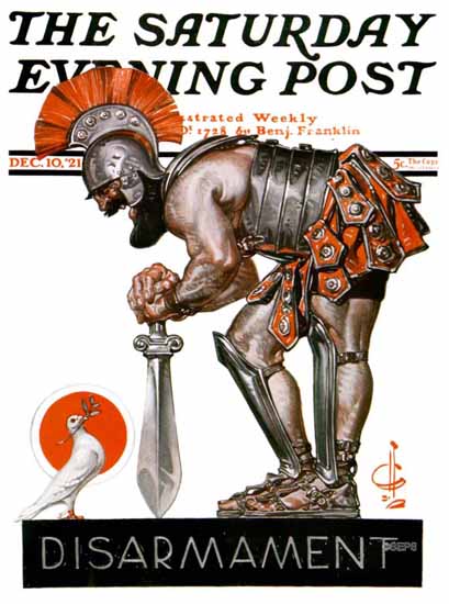 Roaring 1920s JC Leyendecker Saturday Evening Post 1921_12_10 | Roaring 1920s Ad Art and Magazine Cover Art