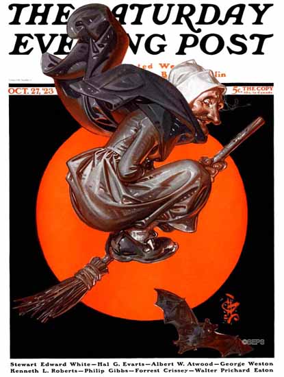 Roaring 1920s JC Leyendecker Saturday Evening Post 1923_10_27 | Roaring 1920s Ad Art and Magazine Cover Art