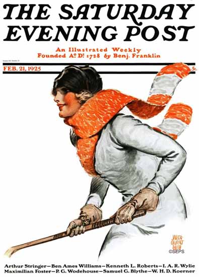 Roaring 1920s James Calvert Smith Saturday Evening Post 1925_02_21 | Roaring 1920s Ad Art and Magazine Cover Art