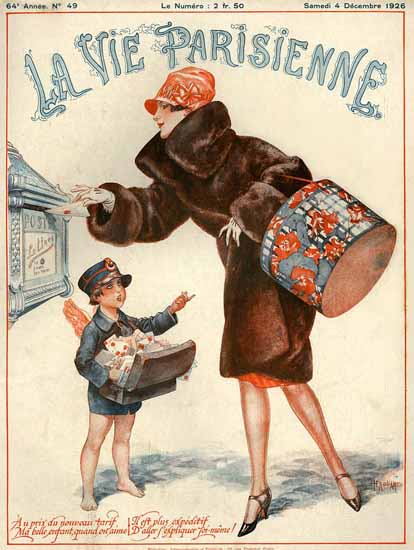 Roaring 1920s La Vie Parisienne 1926 La Lettre | Roaring 1920s Ad Art and Magazine Cover Art