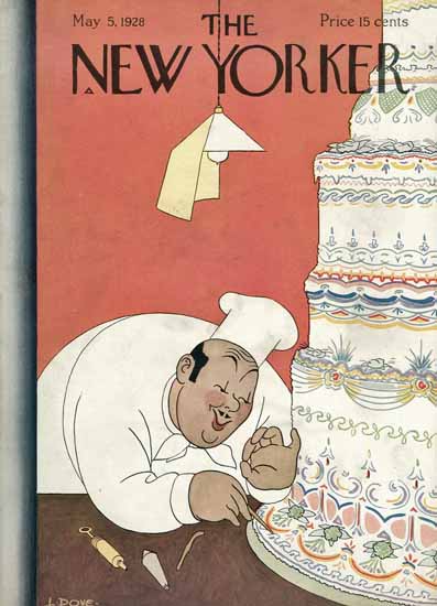 Roaring 1920s Leonard Dove The New Yorker 1928_05_05 Copyright | Roaring 1920s Ad Art and Magazine Cover Art