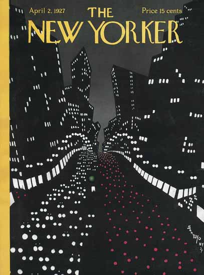 Roaring 1920s Matias Santoyo The New Yorker 1927_04_02 Copyright | Roaring 1920s Ad Art and Magazine Cover Art