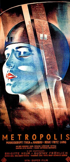 Roaring 1920s Metropolis Fritz Lang UFA Super Film 1927 | Roaring 1920s Ad Art and Magazine Cover Art