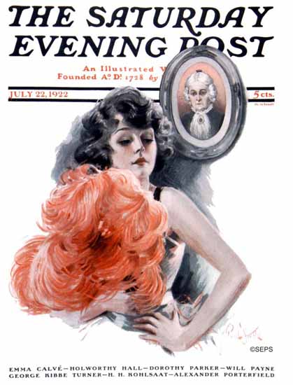 Roaring 1920s Paul Stahr Artist Saturday Evening Post 1922_07_22 | Roaring 1920s Ad Art and Magazine Cover Art