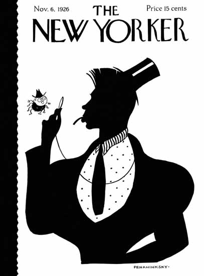 Roaring 1920s Penaninksky The New Yorker 1926_11_06 Copyright | Roaring 1920s Ad Art and Magazine Cover Art