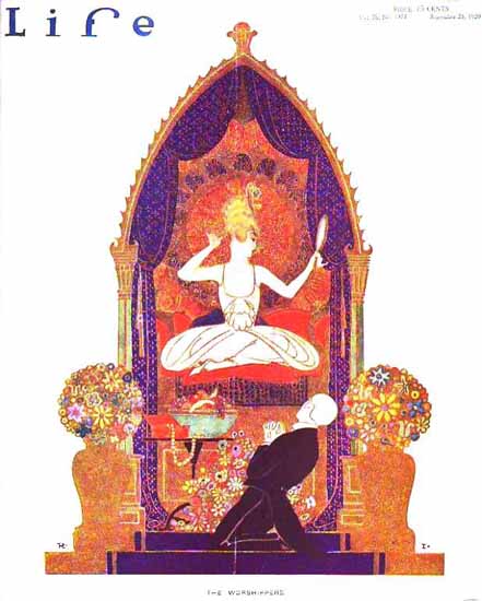 Roaring 1920s Rea Irvin Life Humor Magazine 1920-09-23 Copyright | Roaring 1920s Ad Art and Magazine Cover Art