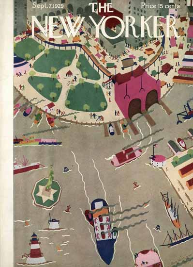 Roaring 1920s Sue Williams The New Yorker 1929_09_07 Copyright | Roaring 1920s Ad Art and Magazine Cover Art