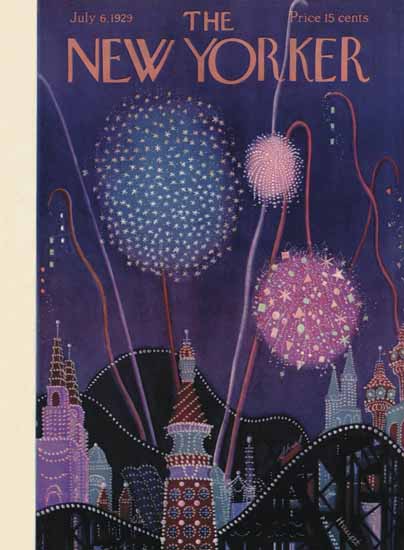 Roaring 1920s Theodore G Haupt The New Yorker 1929_07_06 Copyright | Roaring 1920s Ad Art and Magazine Cover Art