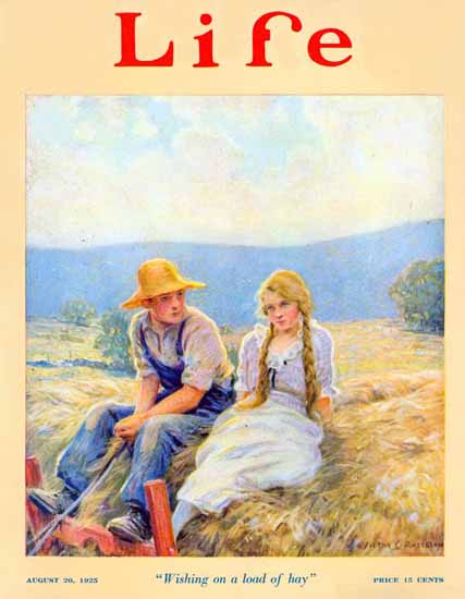 Roaring 1920s Victor C Anderson Life Magazine 1925-08-20 Copyright | Roaring 1920s Ad Art and Magazine Cover Art