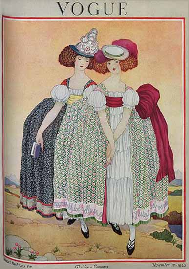 Roaring 1920s Vogue Magazine 1920-11-15 Copyright | Roaring 1920s Ad Art and Magazine Cover Art