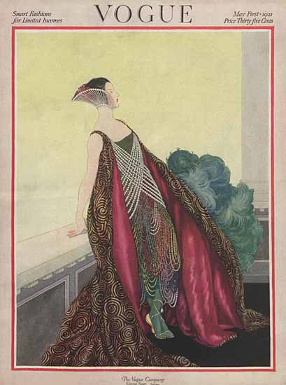 Roaring 1920s Vogue Magazine 1921-05-01 Copyright | Roaring 1920s Ad Art and Magazine Cover Art