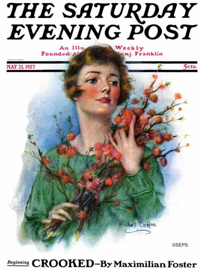 Roaring 1920s WH Coffin Artist Saturday Evening Post 1927_05_21 | Roaring 1920s Ad Art and Magazine Cover Art