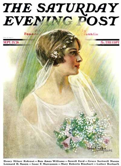 Roaring 1920s WH Coffin Cover Artist Saturday Evening Post 1926_09_25 | Roaring 1920s Ad Art and Magazine Cover Art