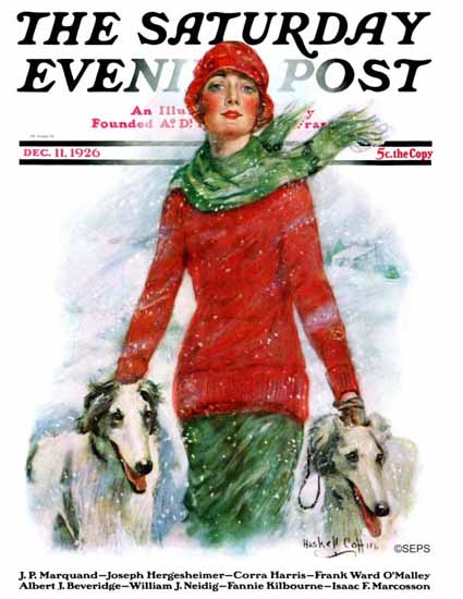 Roaring 1920s WH Coffin Cover Artist Saturday Evening Post 1926_12_11 | Roaring 1920s Ad Art and Magazine Cover Art