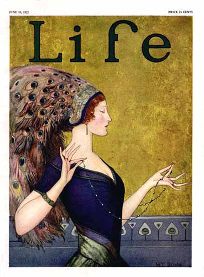 Roaring 1920s WT Benda Life Humor Magazine 1922-06-15 Copyright | Roaring 1920s Ad Art and Magazine Cover Art