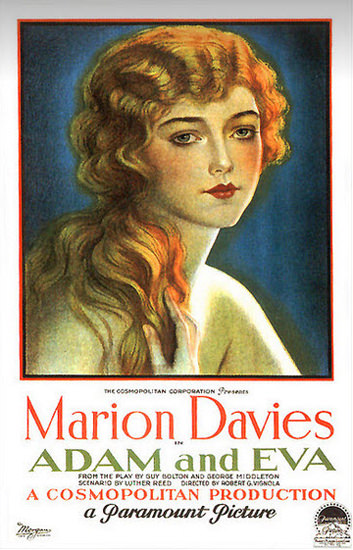 Roaring Twenties 1920s Adam And Eva Marion Davies Movie 1923 | Roaring 1920s Ad Art and Magazine Cover Art