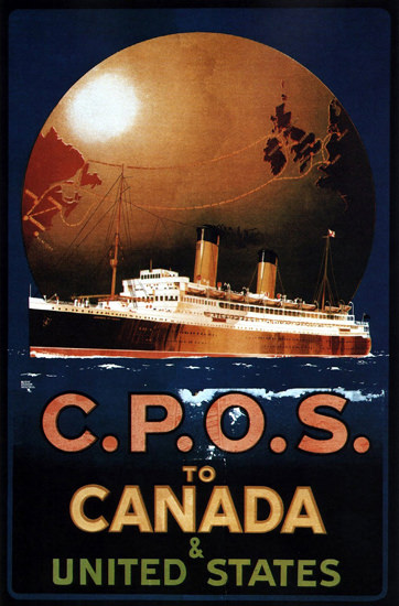 Roaring Twenties 1920s CPOS To Canada United States 1920 | Roaring 1920s Ad Art and Magazine Cover Art